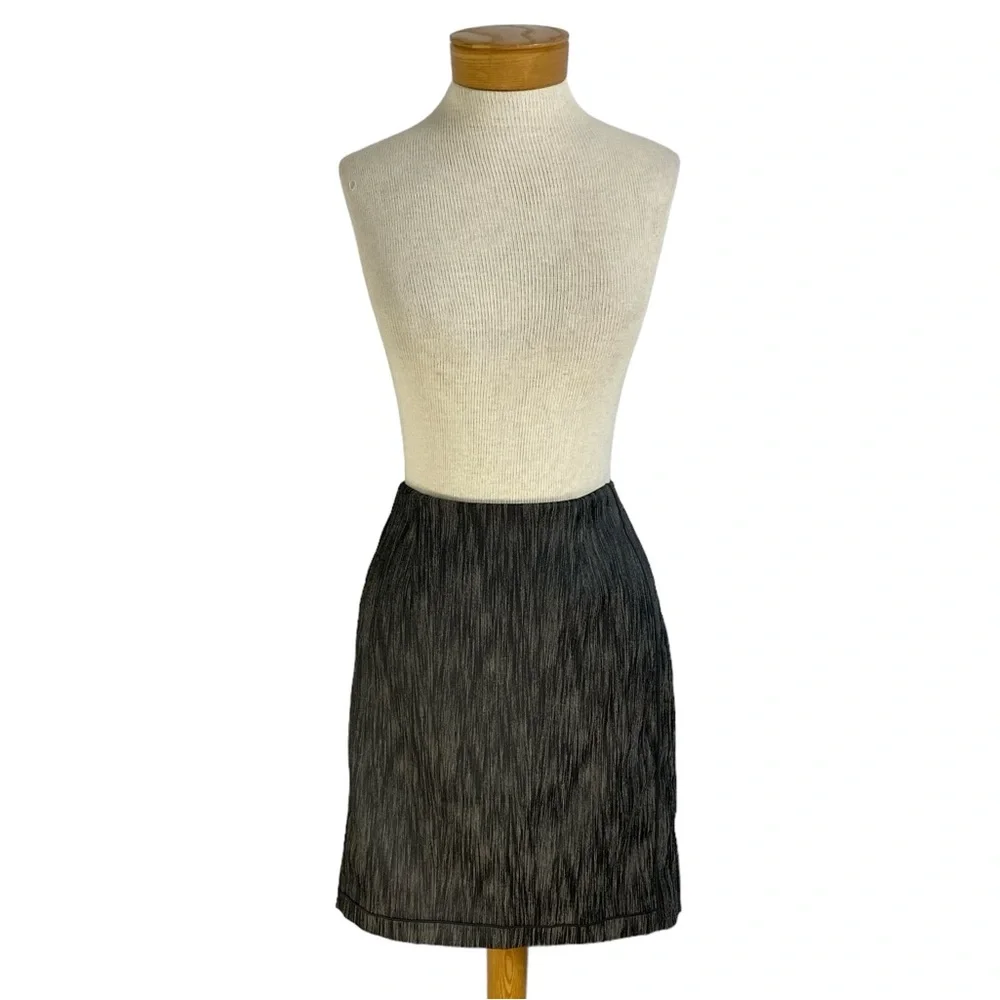 Worth 2 Gray and Black Pencil Skirt